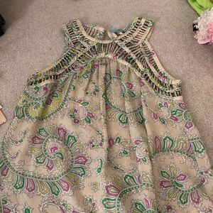 Anthropologie sleeveless top size 4